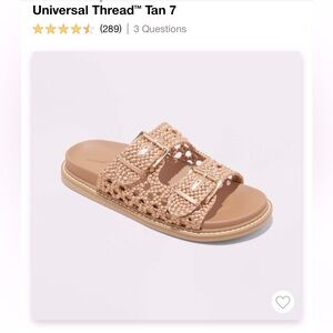 SOLD OUT Target universal thread Kylie crochet sandals